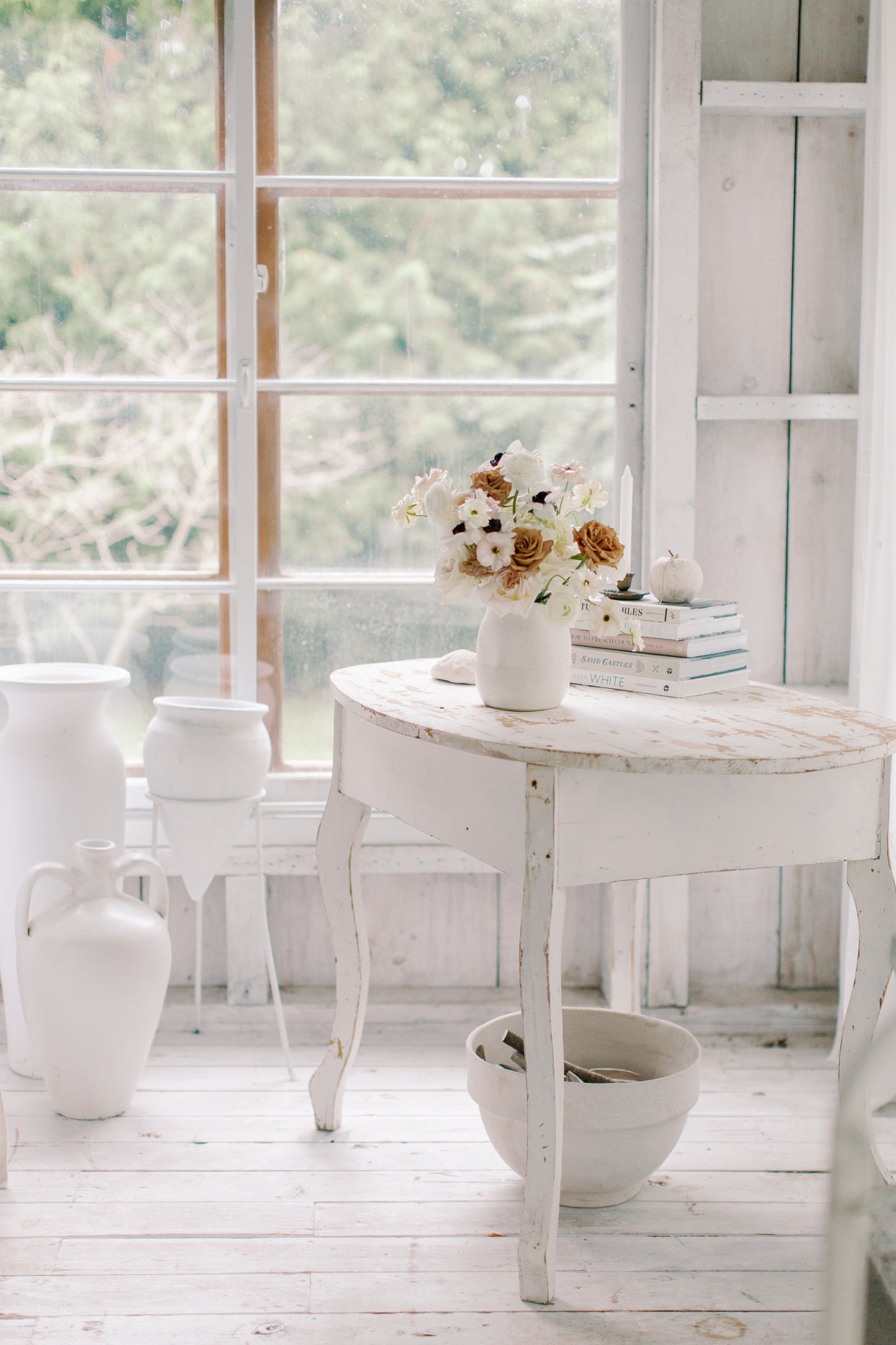 Boho Creams & Neutrals Floral Arrangement
