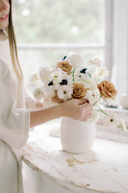 Boho Creams & Neutrals Floral Arrangement