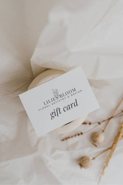 Lilies Bloom Gift Card