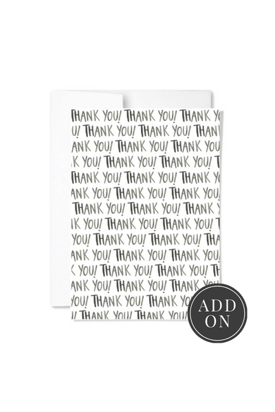 Many Thanks Greeting Card