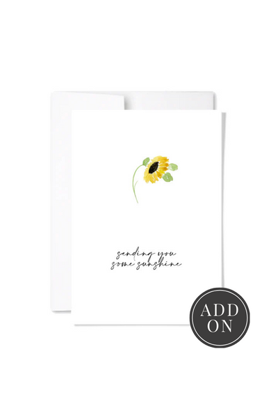 Sending Sunshine Greeting Card